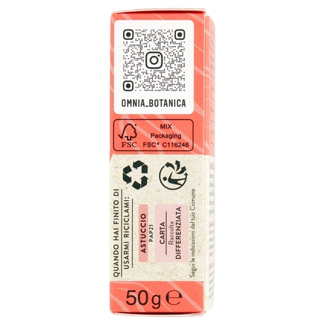 Omnia Botanica Shampoo Solido Capelli Normali Melograno & Aloe Vera 50 g